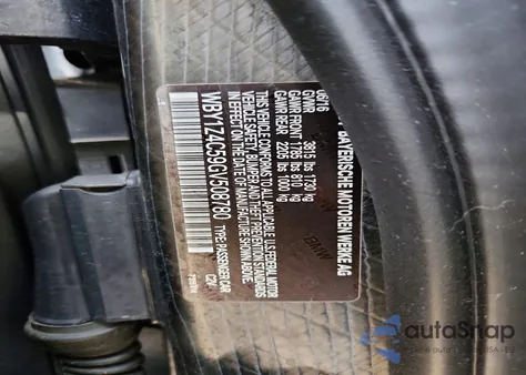 2016 BMW I3 Rex from USA, damaged, VIN WBY1Z4C59GV508780